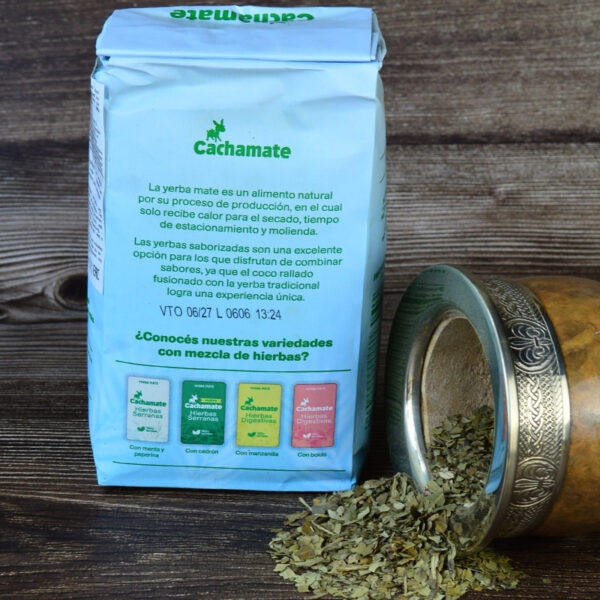 Cachamate yerba 500 g - kókusz - Image 2