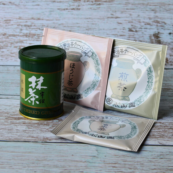 Eredeti japán matcha (40 g Eiraku) filteres japán teákkal