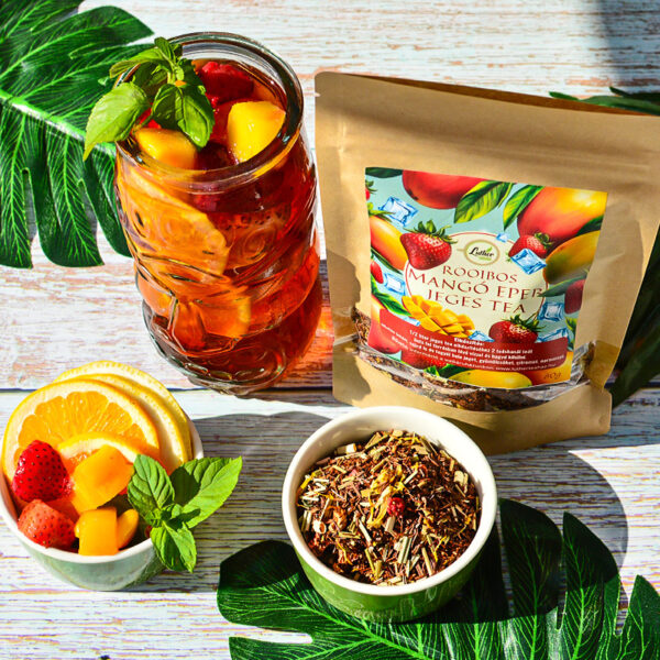 *Mangó - eper rooibos jeges tea 80g - Image 2